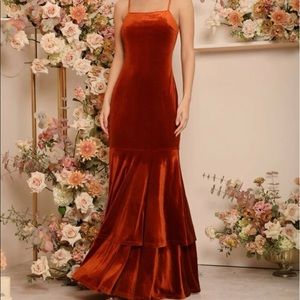 Terracotta Bridesmaids Dress